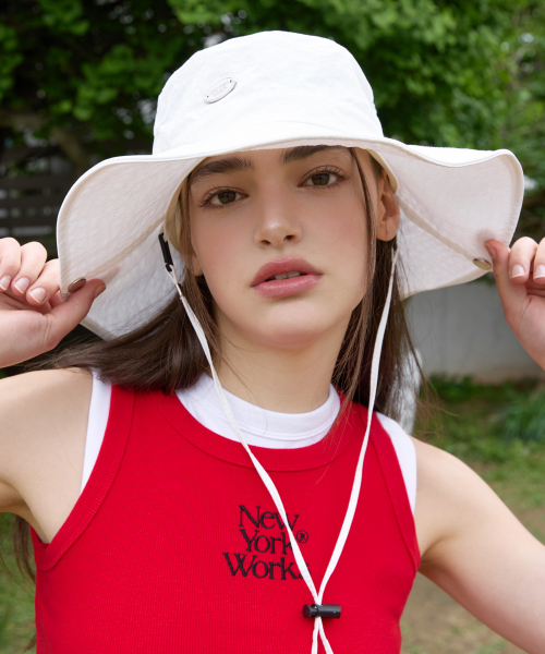 NEWYORKWORKS SAFARI BUCKET HAT_WHITE