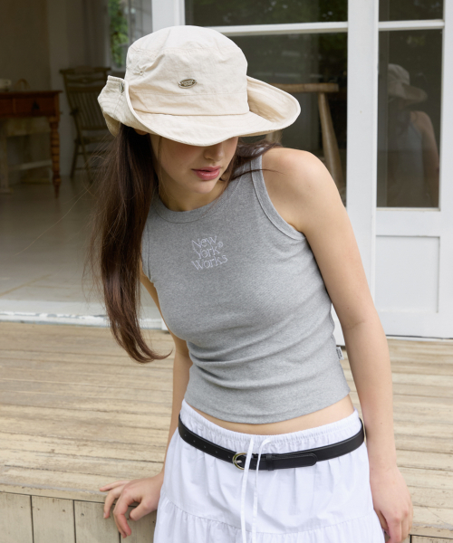 NEWYORKWORKS SAFARI BUCKET HAT_BEIGE