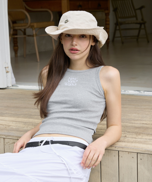 NEWYORKWORKS SAFARI BUCKET HAT_BEIGE