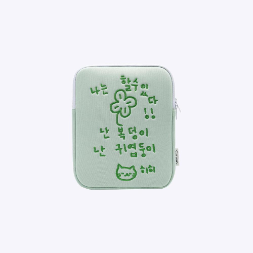 [withsome made]이즈 마이 라이프 할수있다 아이패드 파우치