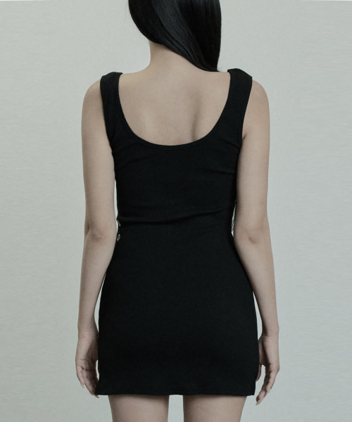 Eyelet Lace One-piece (Black)