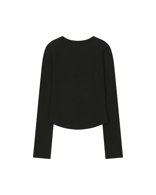 Twin rabbit long sleeves BLACK