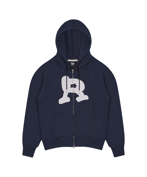 GT R HOOD ZIP UP(NAVY)