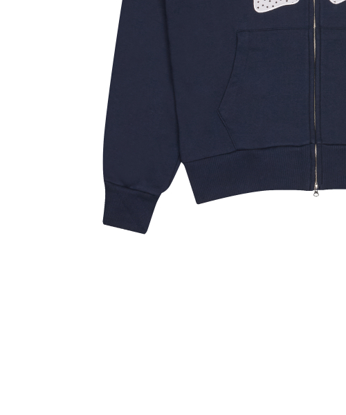 GT R HOOD ZIP UP(NAVY)