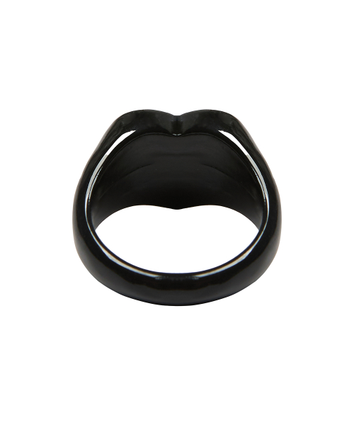 GT HEART DOT RING(BLACK)