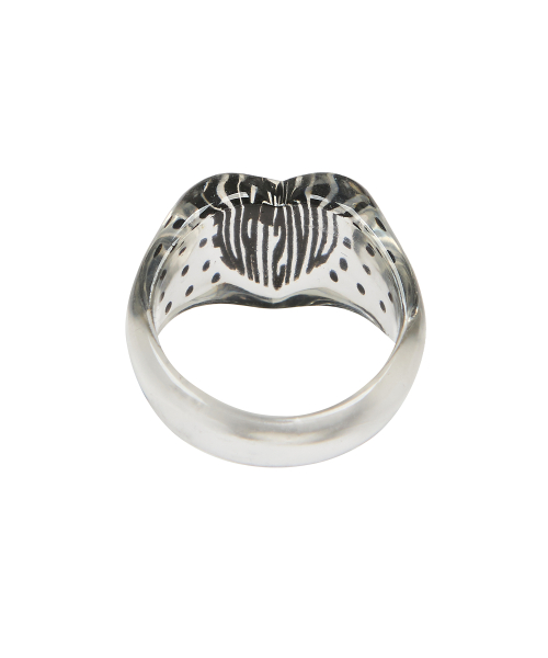 GT HEART DOT RING(CLEAR)
