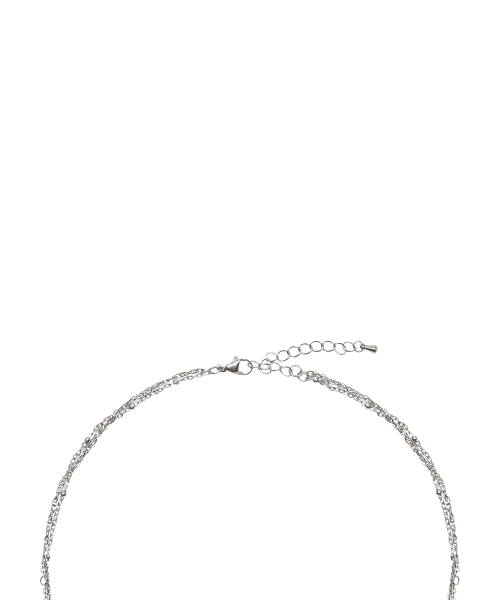 GT CROSS NECKLACE(SILVER)