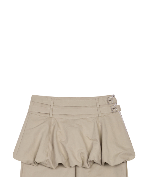GT LAYERED BELT PANTS(BEIGE)