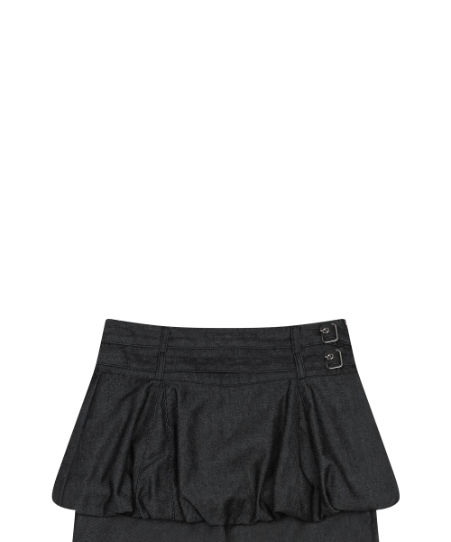 GT LAYERED BELT PANTS(BLACK)