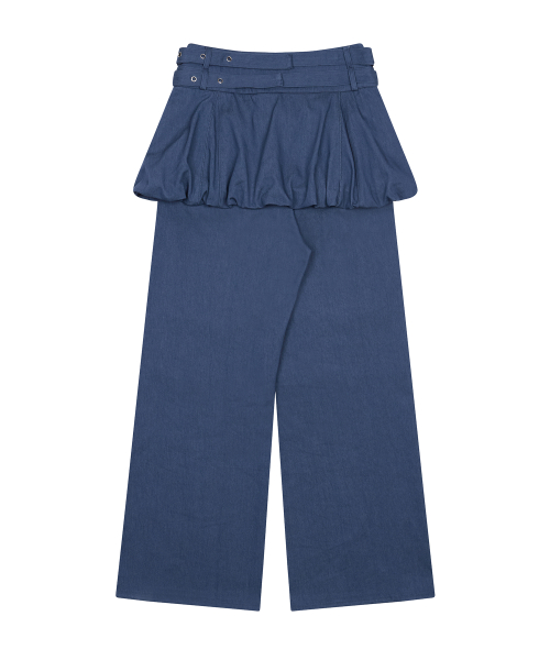 GT LAYERED BELT PANTS(BLUE)