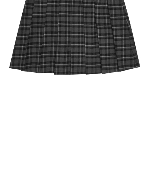 GT BELT CHECK SKIRT(BLACK)