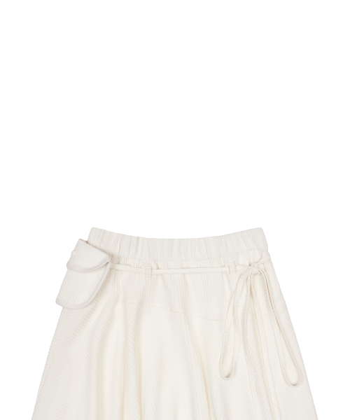 GT POCKET MIDI SKIRT(IVORY)