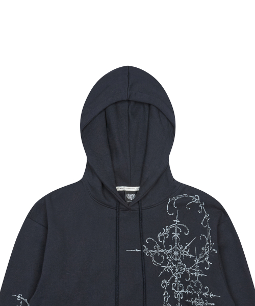 GT PRINTED HOODIE(NAVY)