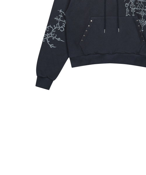 GT PRINTED HOODIE(NAVY)