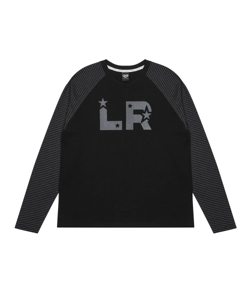 GT STAR LR TEE(BLACK)