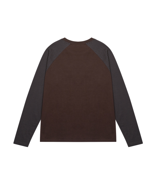 GT STAR LR TEE(BROWN)