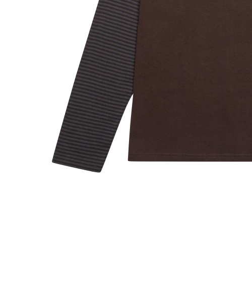 GT STAR LR TEE(BROWN)