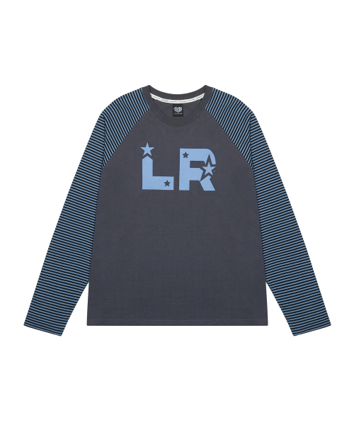 GT STAR LR TEE(CHARCOAL)