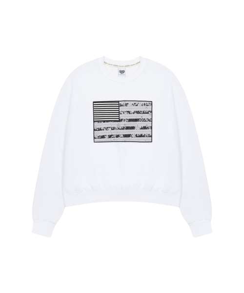 GT PATCH SWEATSHIRT(WHITE)