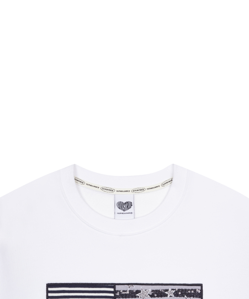 GT PATCH SWEATSHIRT(WHITE)