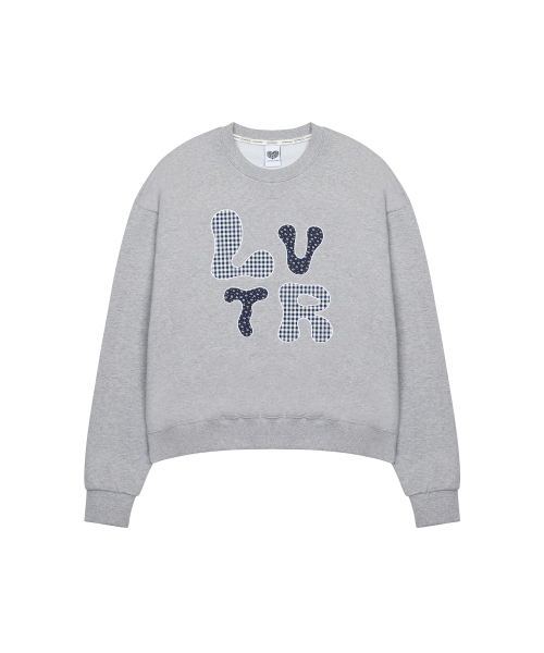 GT LVTR PATCH SWEATSHIRT(GRAY)