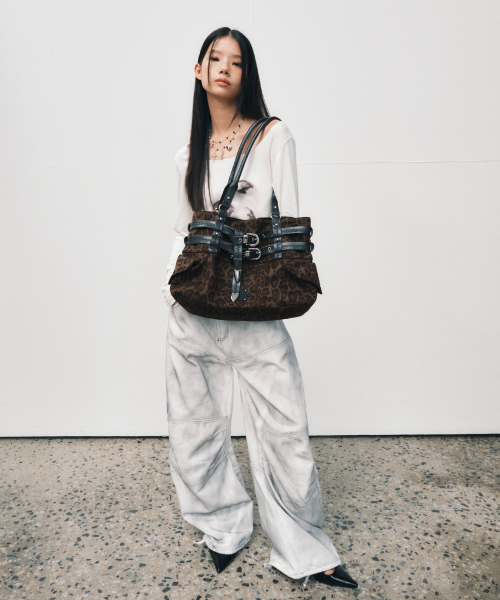 Nexie 넥시_ Leopard Khaki