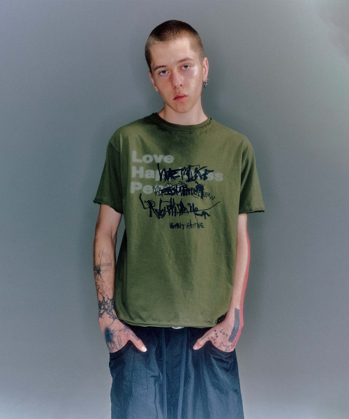 (MEN) DELLA ARTWORK T-SHIRT (3COLOR)