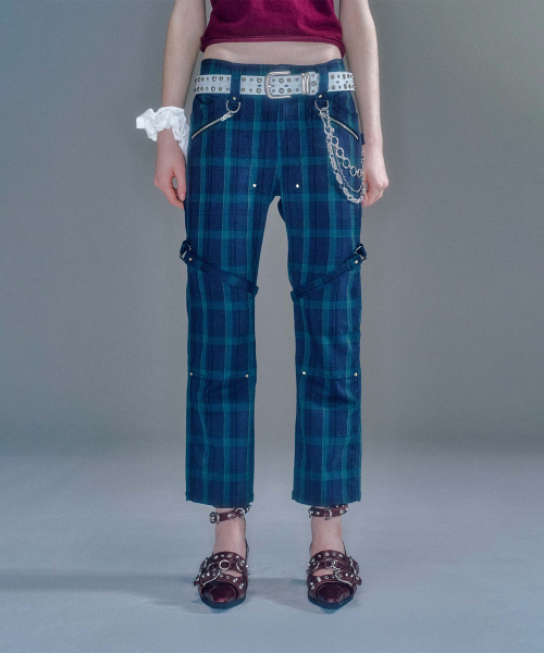 BONA STRAP ANKLE PANTS (3COLOR)