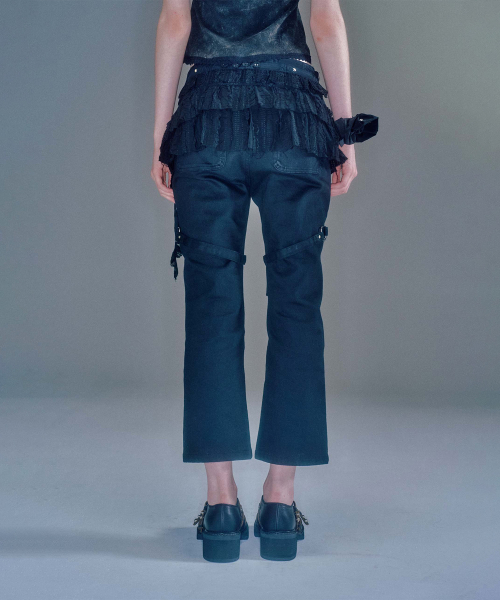 BONA STRAP ANKLE PANTS (3COLOR)