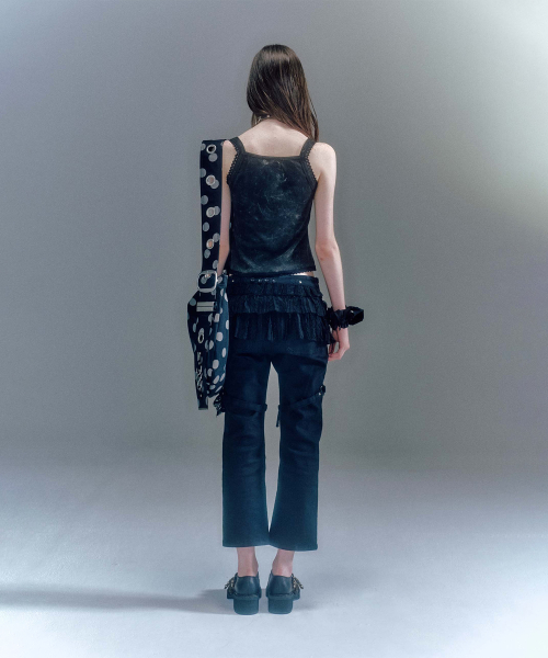 BONA STRAP ANKLE PANTS (3COLOR)