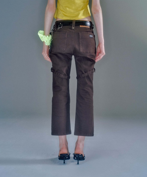 BONA STRAP ANKLE PANTS (3COLOR)