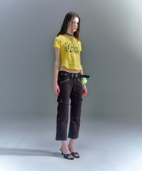 BONA STRAP ANKLE PANTS (3COLOR)