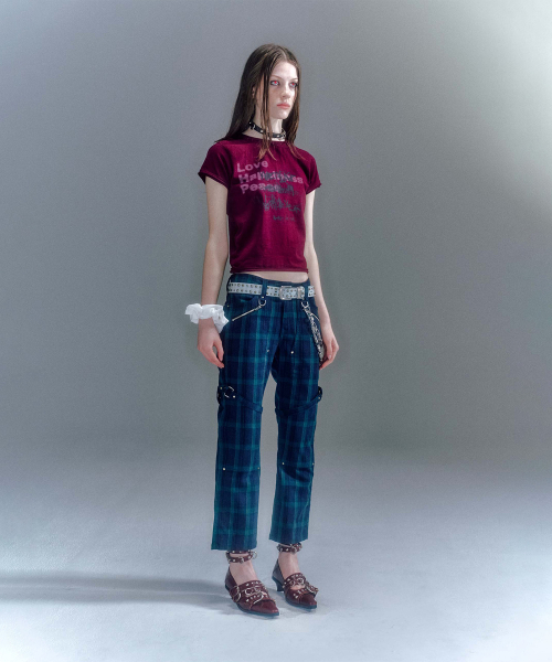 BONA STRAP ANKLE PANTS (3COLOR)