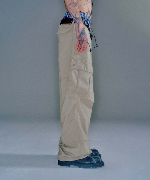 WAYEN MILITARY CARGO PANTS (BEIGE)