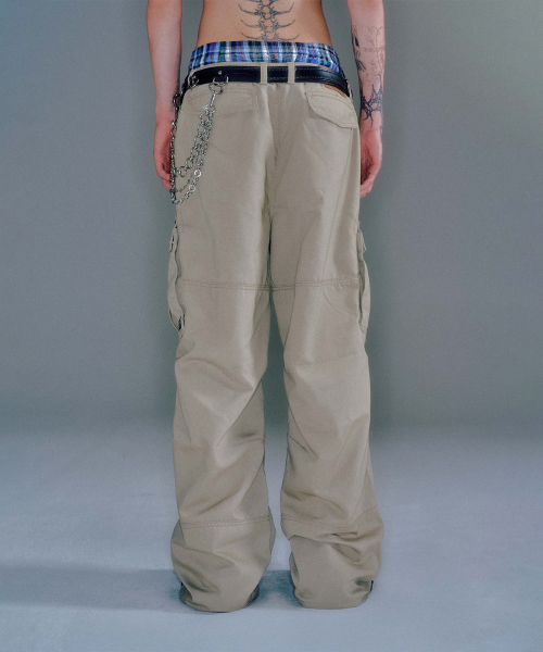 WAYEN MILITARY CARGO PANTS (BEIGE)