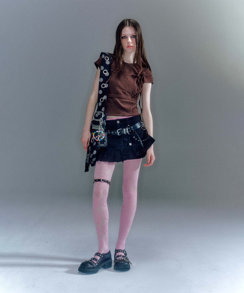 KATHY CARGO MINI SKIRT (2COLOR)