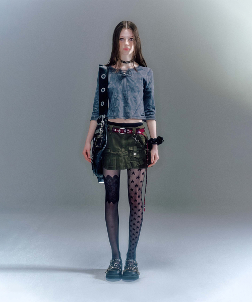 KATHY CARGO MINI SKIRT (2COLOR)