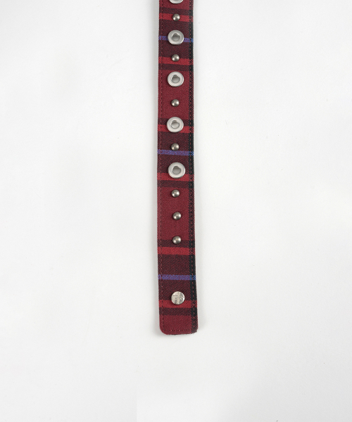 LINKIN SKINNY EYELET BELT (2COLOR)