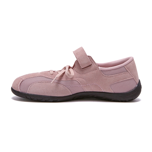 Romari Suede Lace-Up Sneakers Pink OZSQGA143P