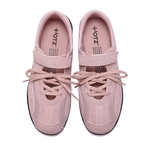 Romari Suede Lace-Up Sneakers Pink OZSQGA143P