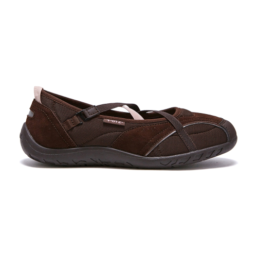 Romari Elastic Suede Sneakers Dark Brown OZSQGA158N