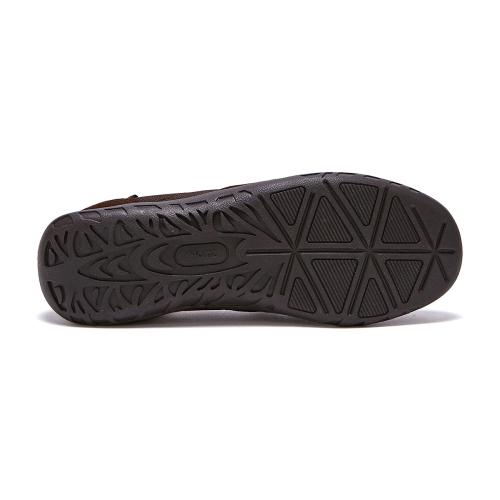 Romari Elastic Suede Sneakers Dark Brown OZSQGA158N