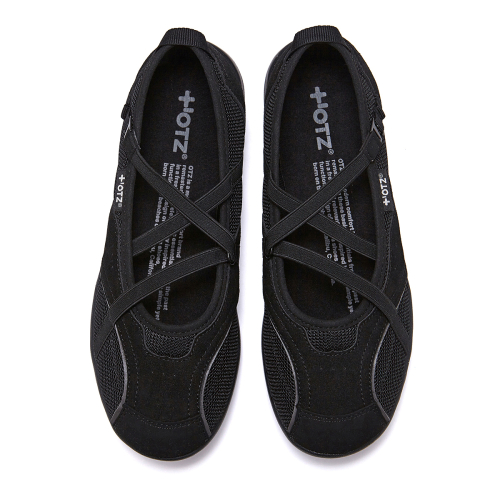 ROMARI Elastic Suede Sneakers Black OZSQGA158B
