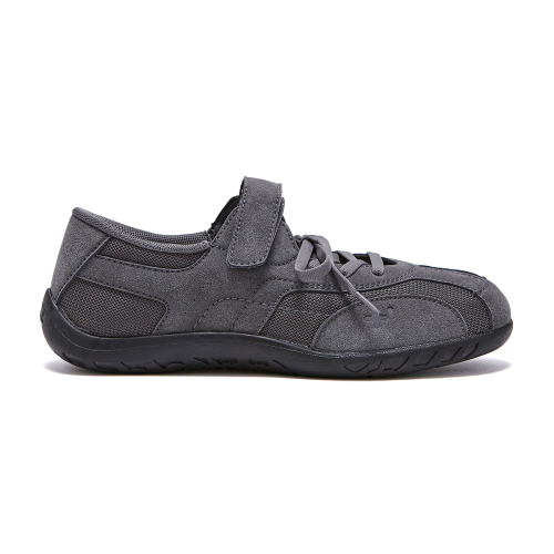 ROMARI Suede Lace Up Sneakers Gray OZSQGA143G