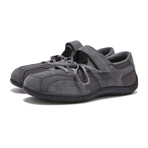 ROMARI Suede Lace Up Sneakers Gray OZSQGA143G
