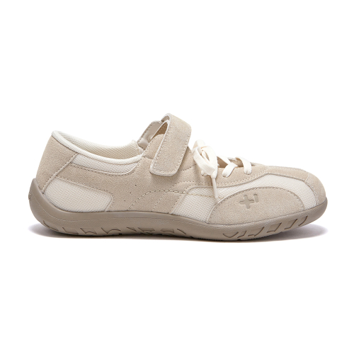 Romari Suede Lace Up Sneakers Ivory OZSQGA143I