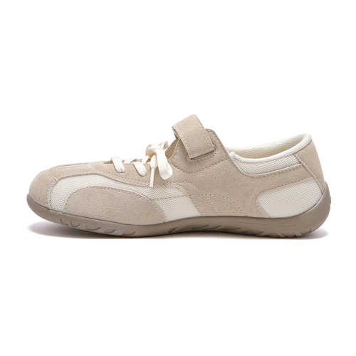 Romari Suede Lace Up Sneakers Ivory OZSQGA143I