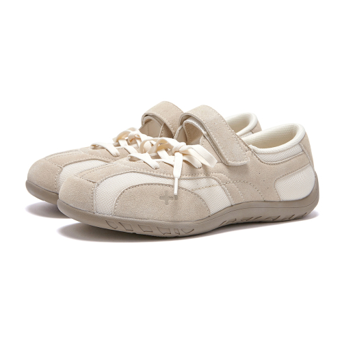 Romari Suede Lace Up Sneakers Ivory OZSQGA143I