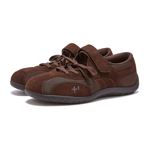 Romari Suede Lace Up Sneakers Brown OZSQGA143N