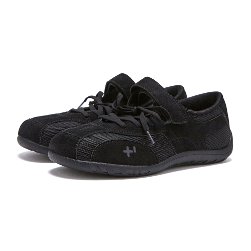 ROMARI Suede Lace-Up Sneakers Black OZSQGA390B